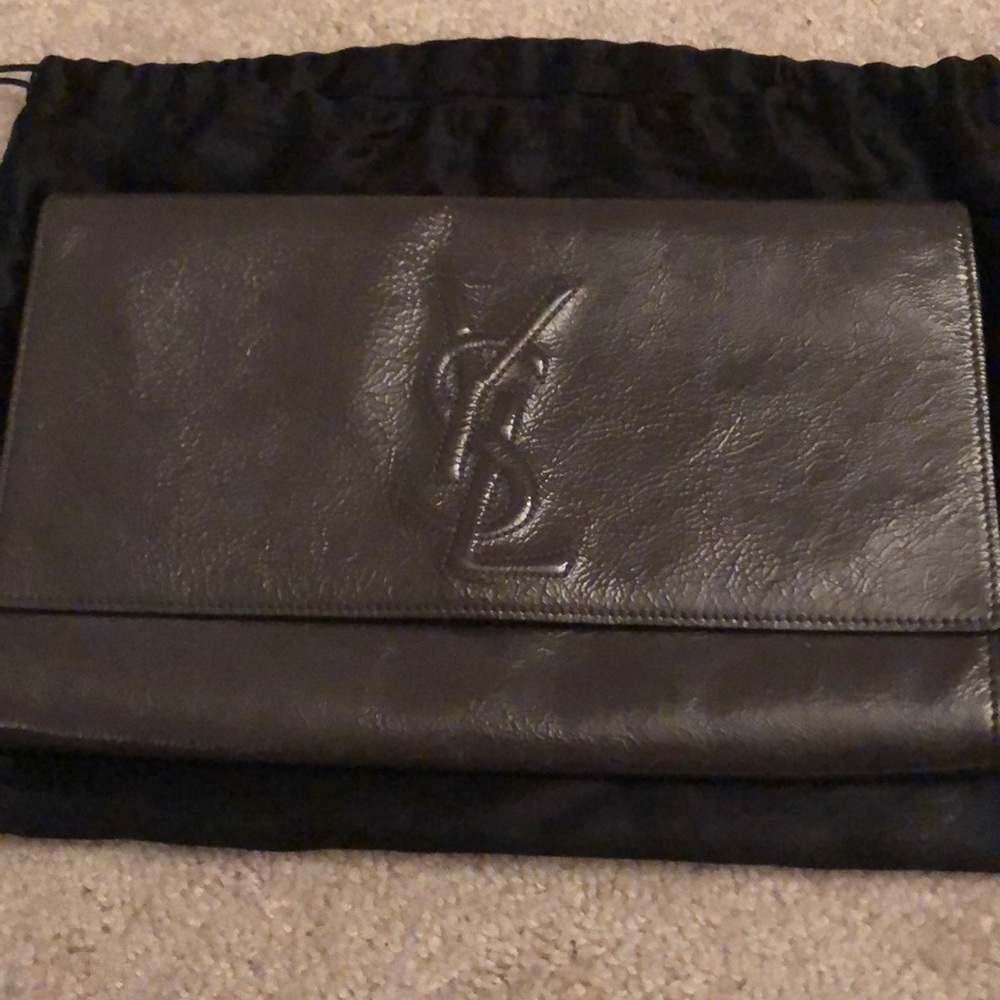 YSL envelope clutch